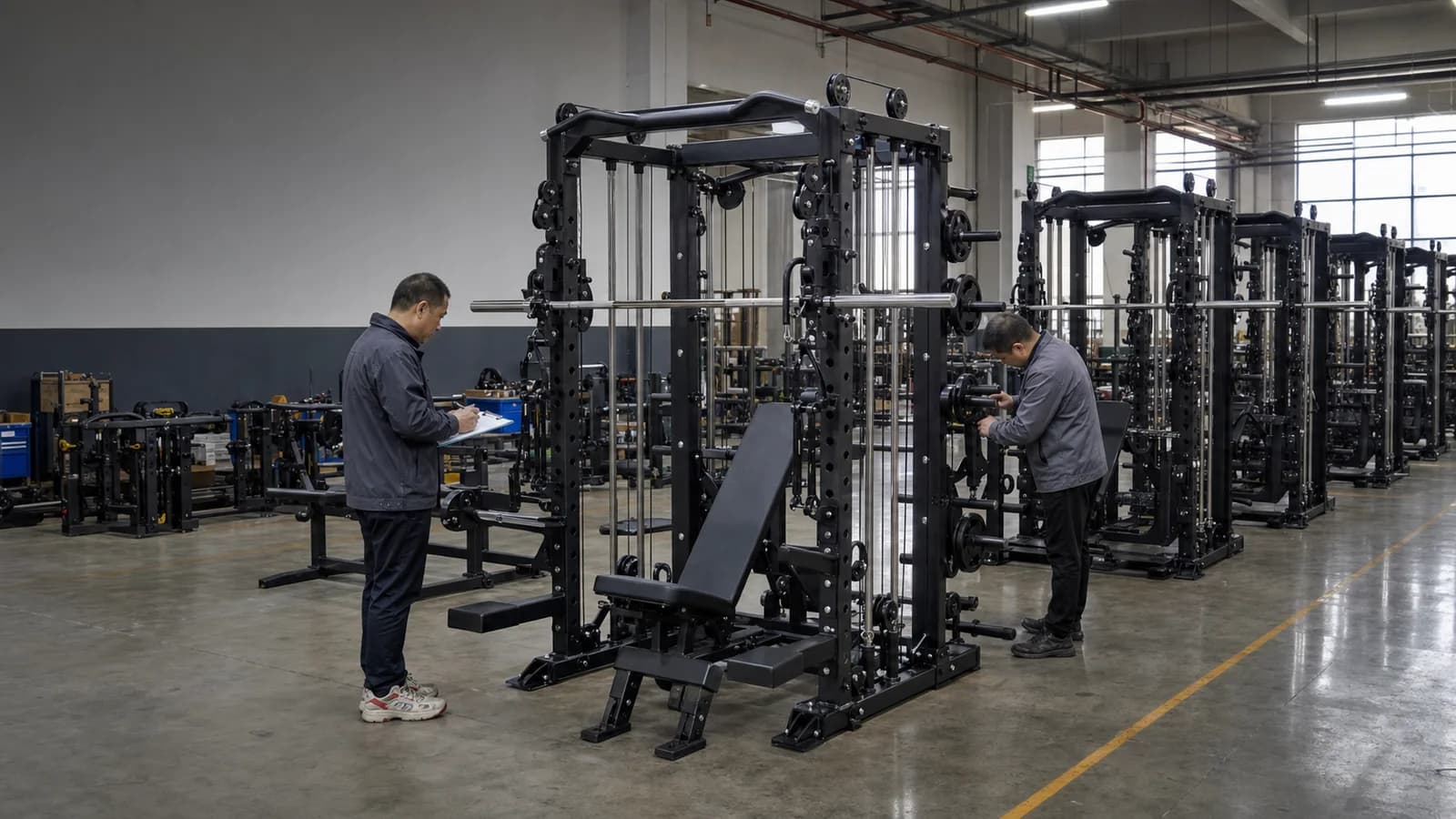 Thirty-unit 3-in-1 home gym order in final inspection
