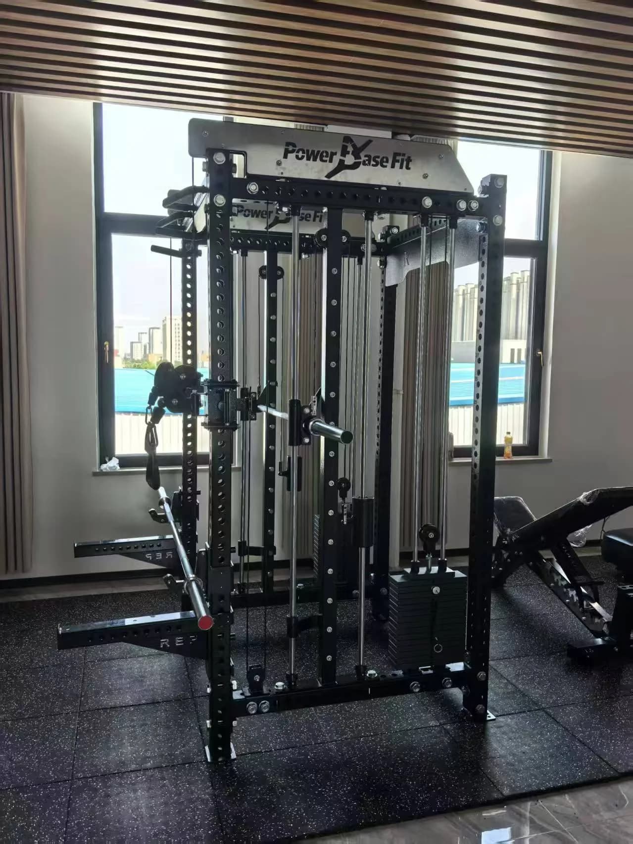 Compact multifunctional trainer available for private-label manufacturing