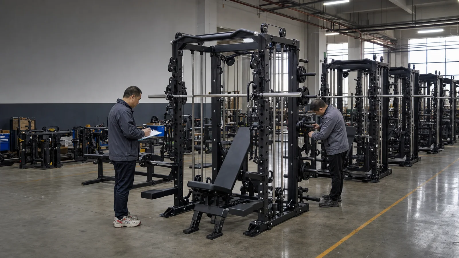 Thirty-unit 3-in-1 home gym order in final inspection